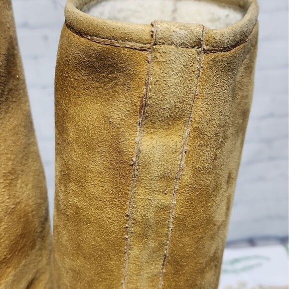 Gucci Shearling Wedge Heel Boots 6.5 B - Picture 9 of 15